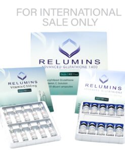 Authentic Relumins Advanced IV Glutathione 1400mg - Glutathione & Vitamin C - NO BOOSTER